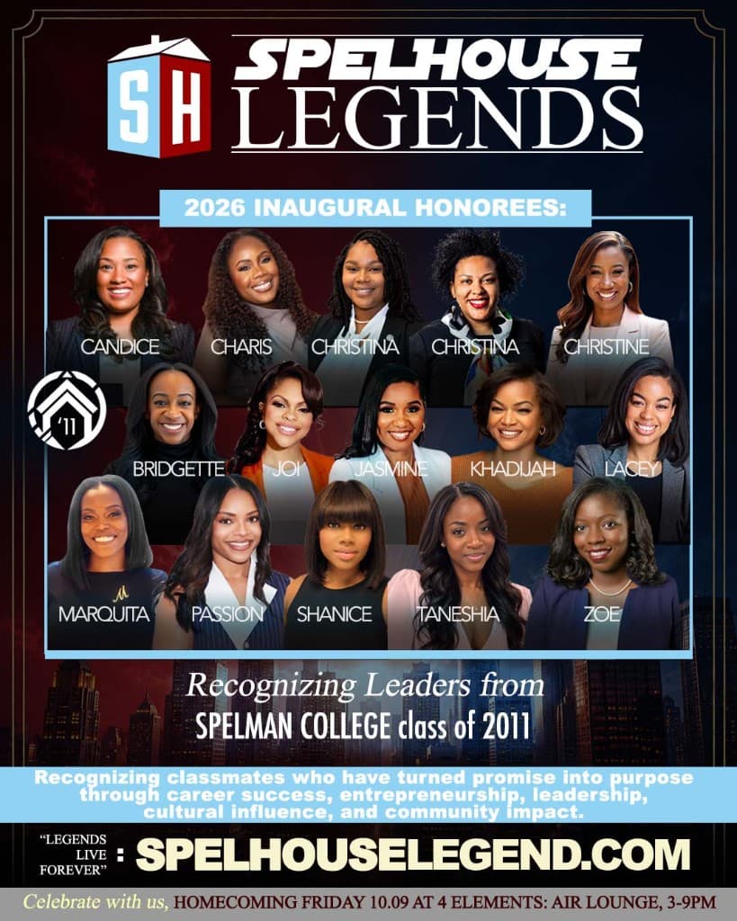 2026 Inaugural Honorees — SpelHouse Legends Spelman flyer